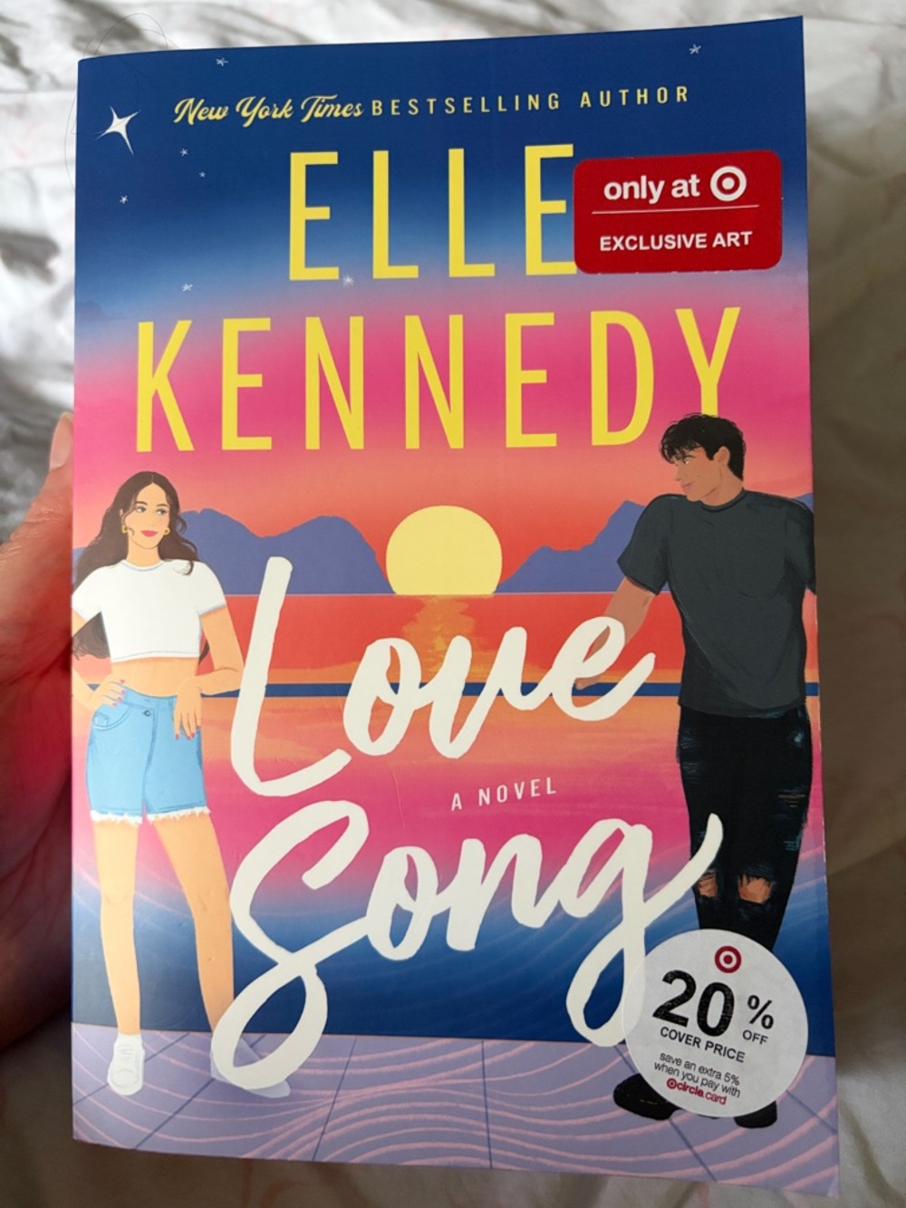 Elle Kennedy "Love Song" Paperback Novel - Pink Gradient Cover